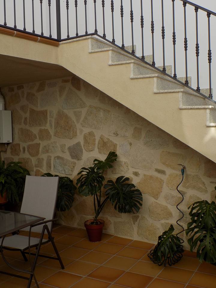escalera de patio