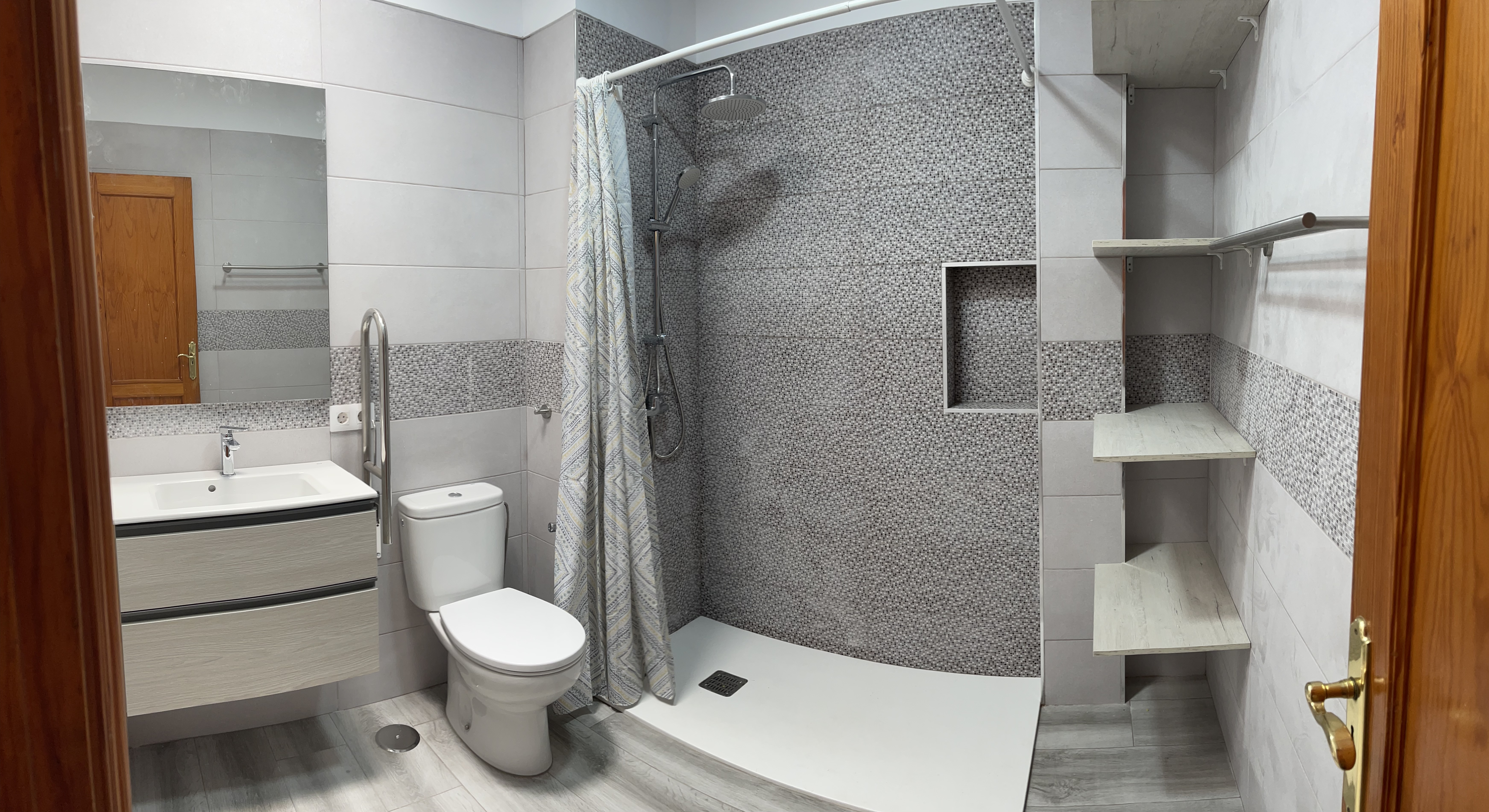Baño promedio.