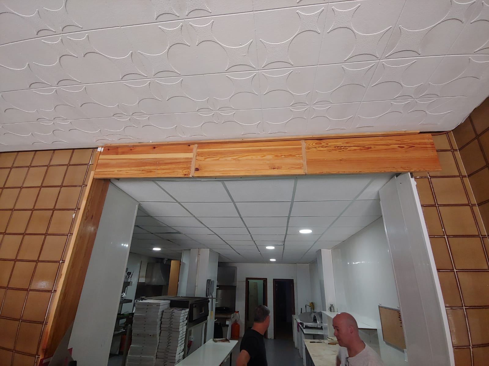 Fachada previa pizzeria
