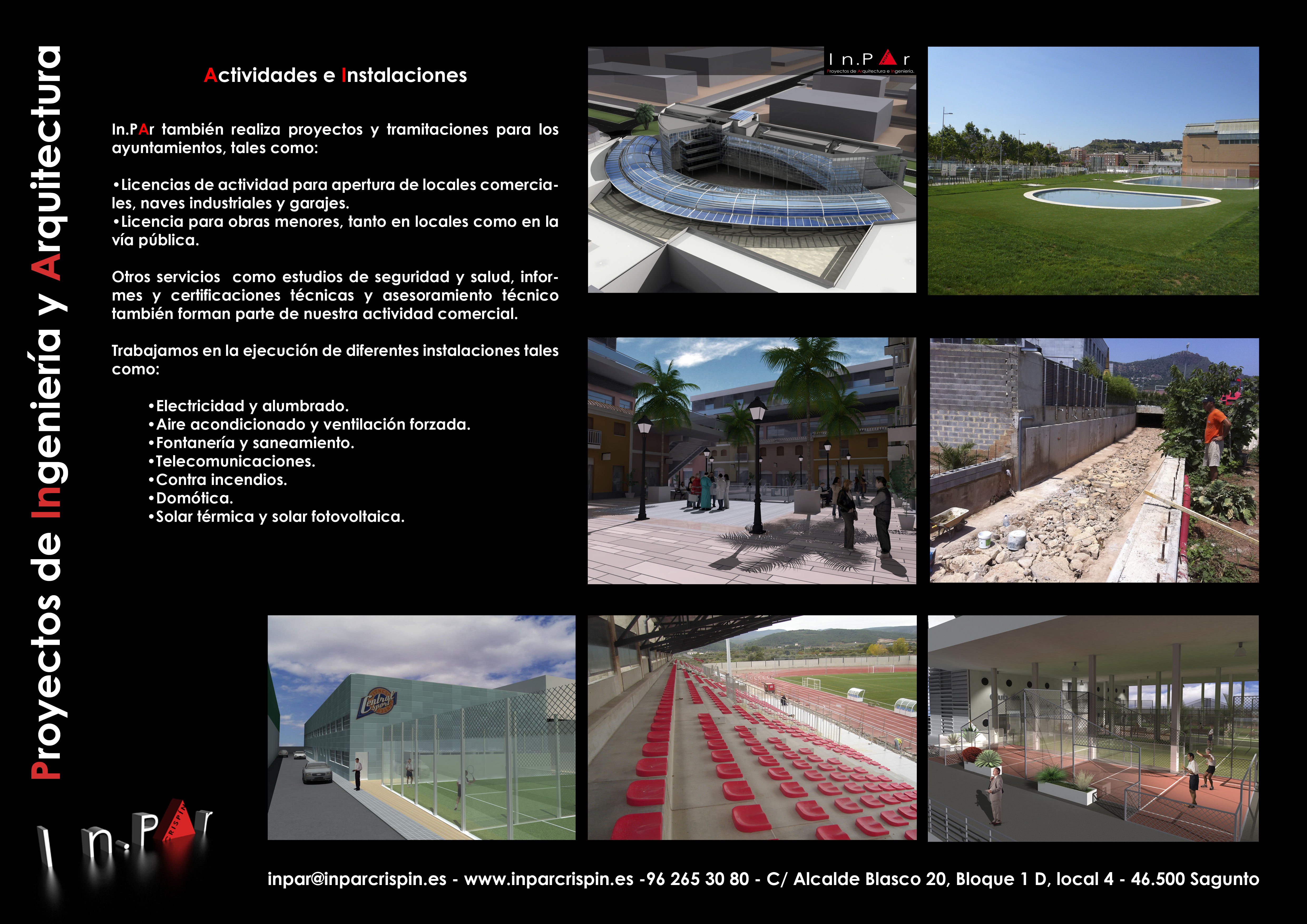 Actividades e Instalaciones