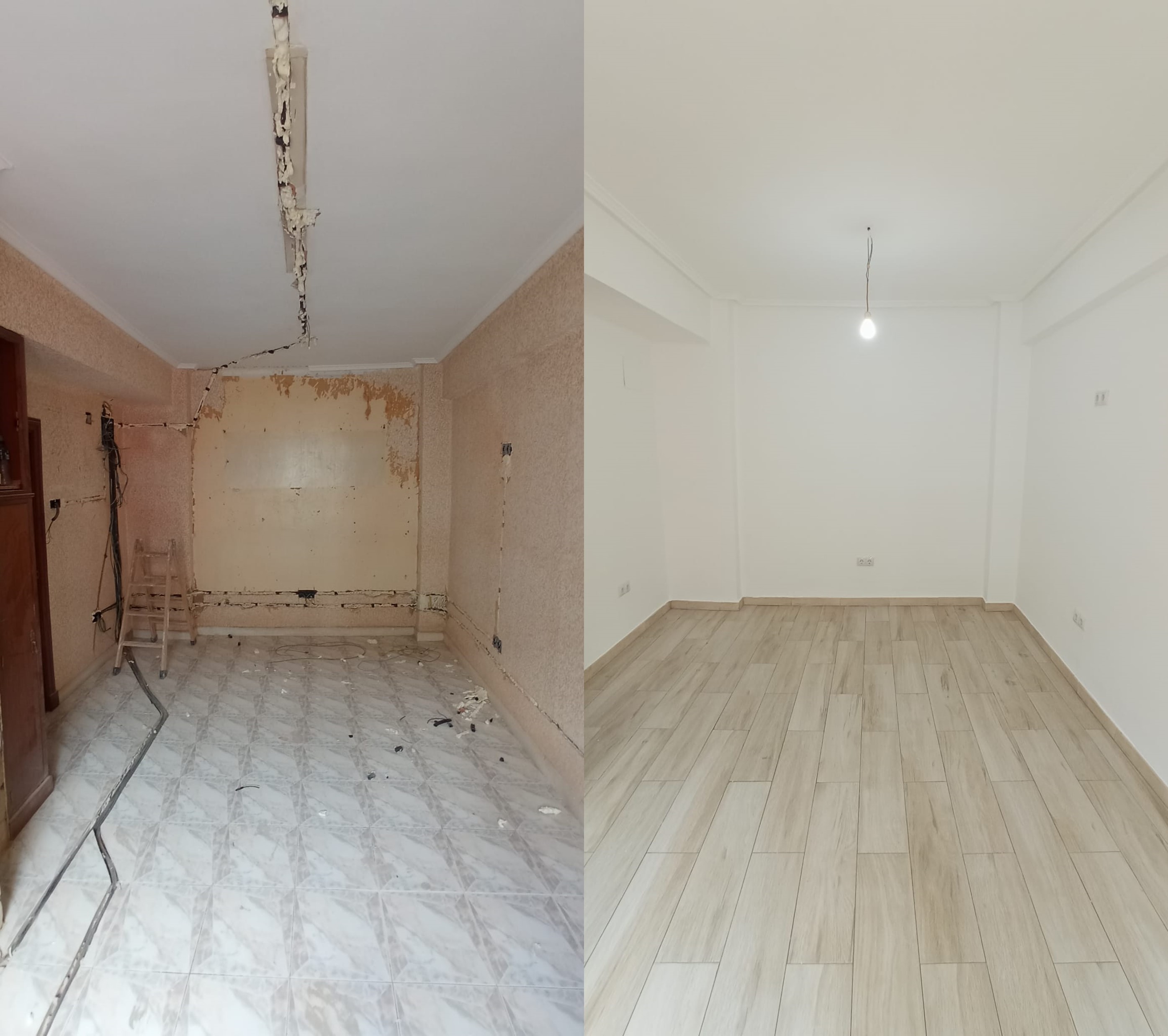 Albañilería y pintura