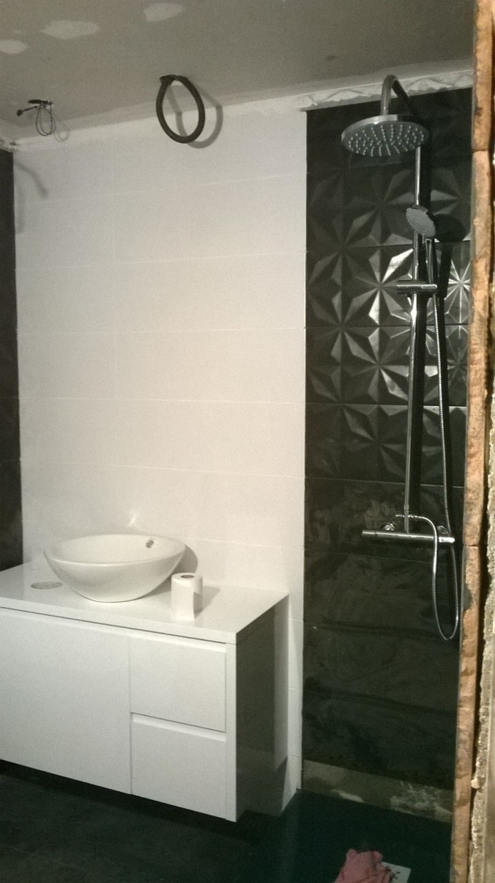 alicatados de baño y zona de ducha
