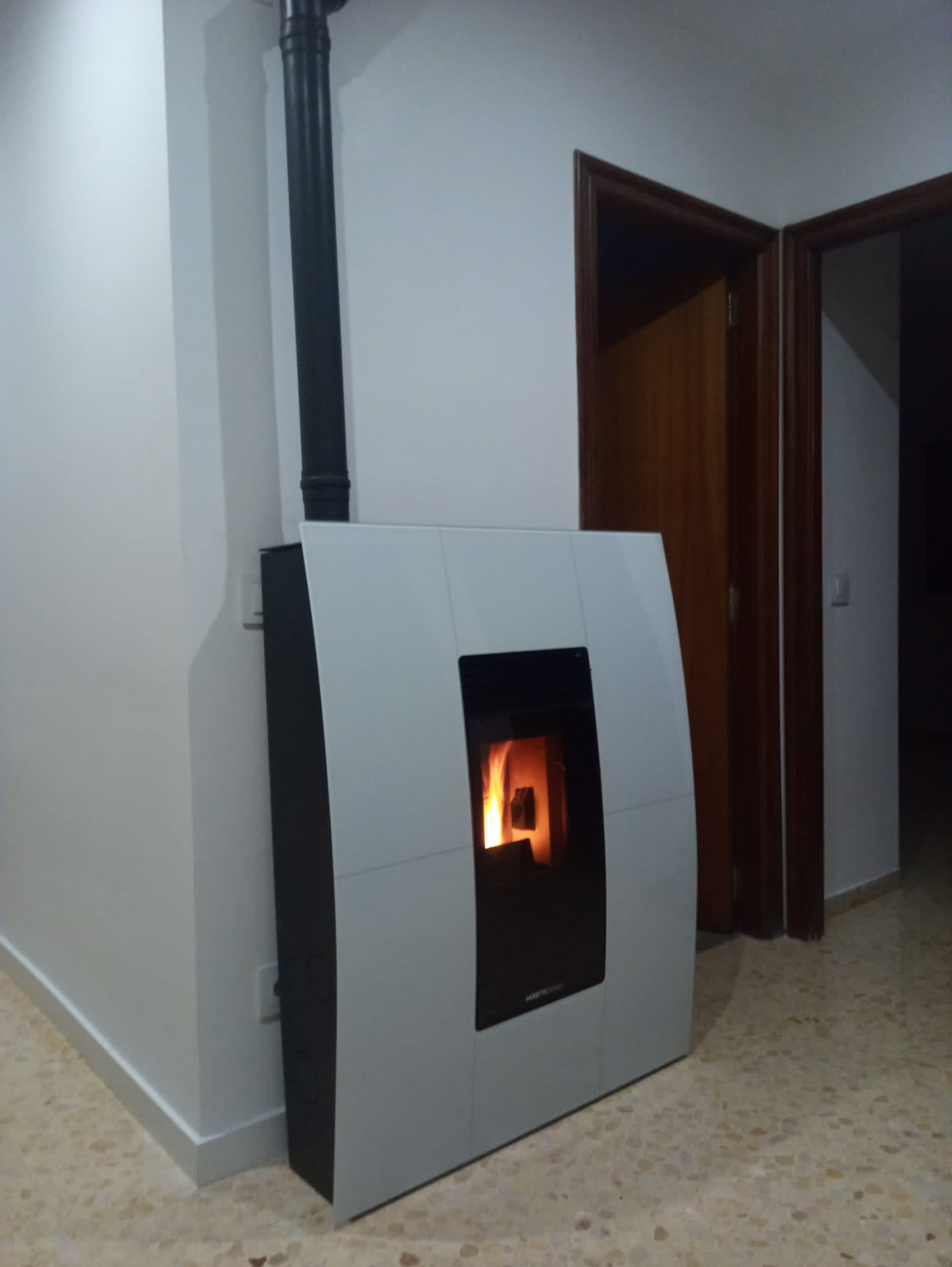 Estufa de pasillo moderna
