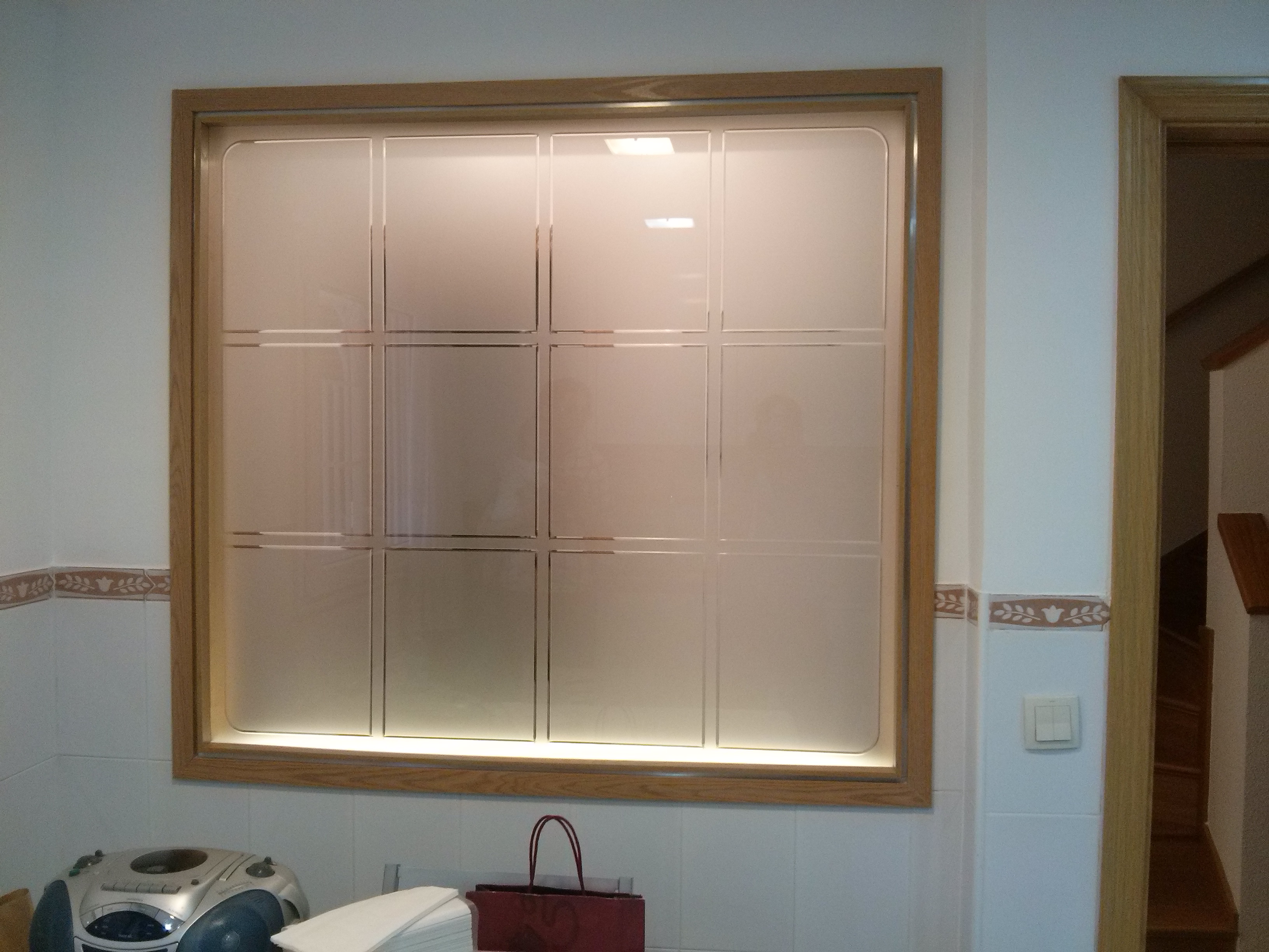 cristal para ventana fijo