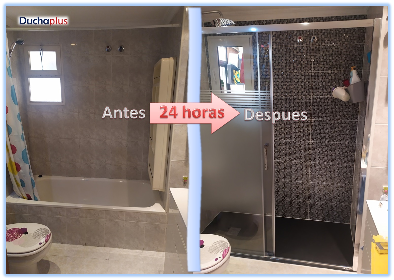 Cambio de bañera por plato de ducha