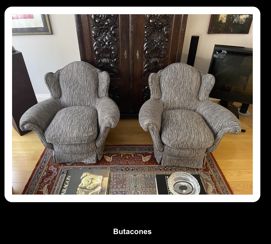 Butacas gemelas