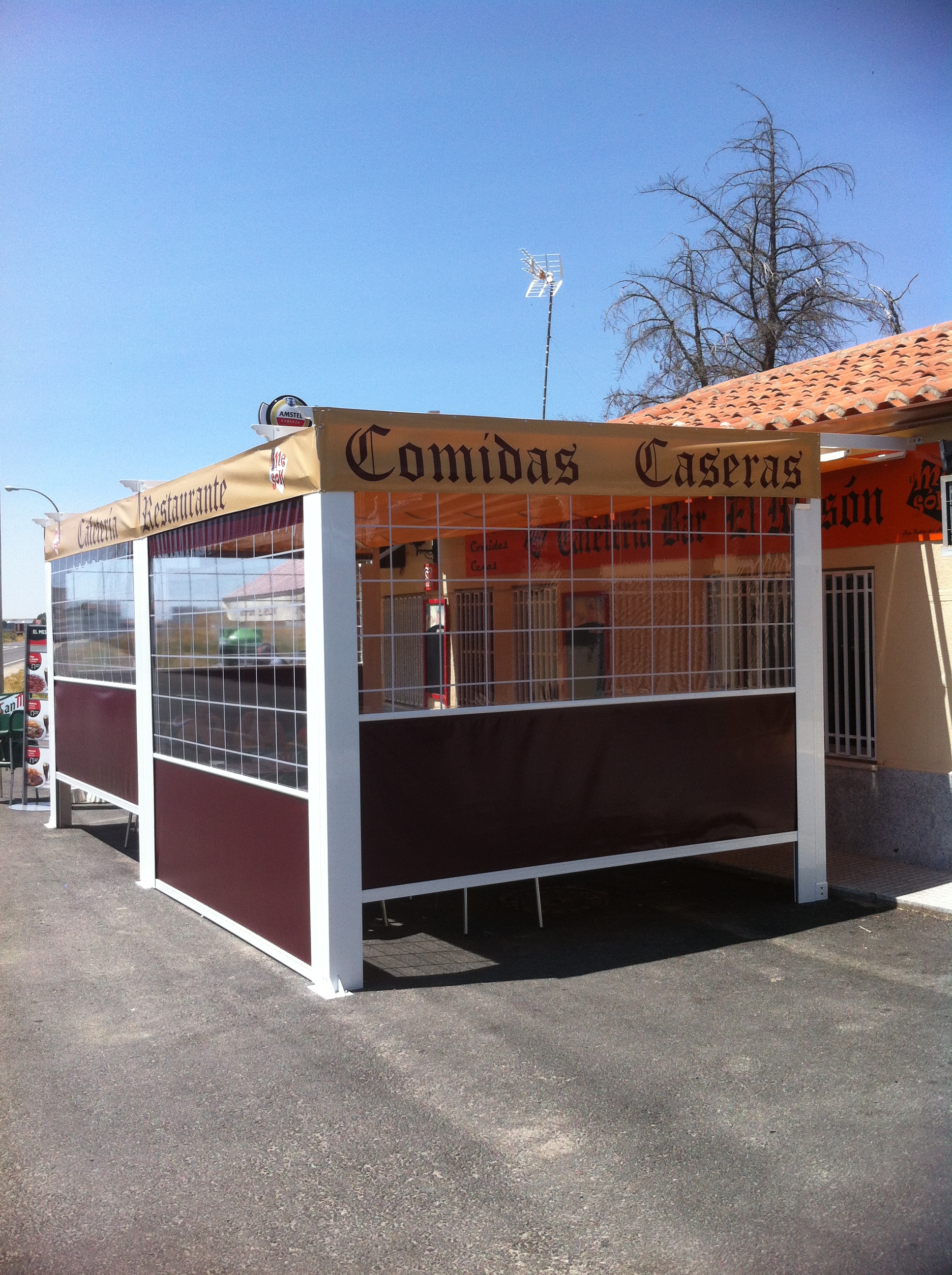 Cerramiento de terraza restaurante
