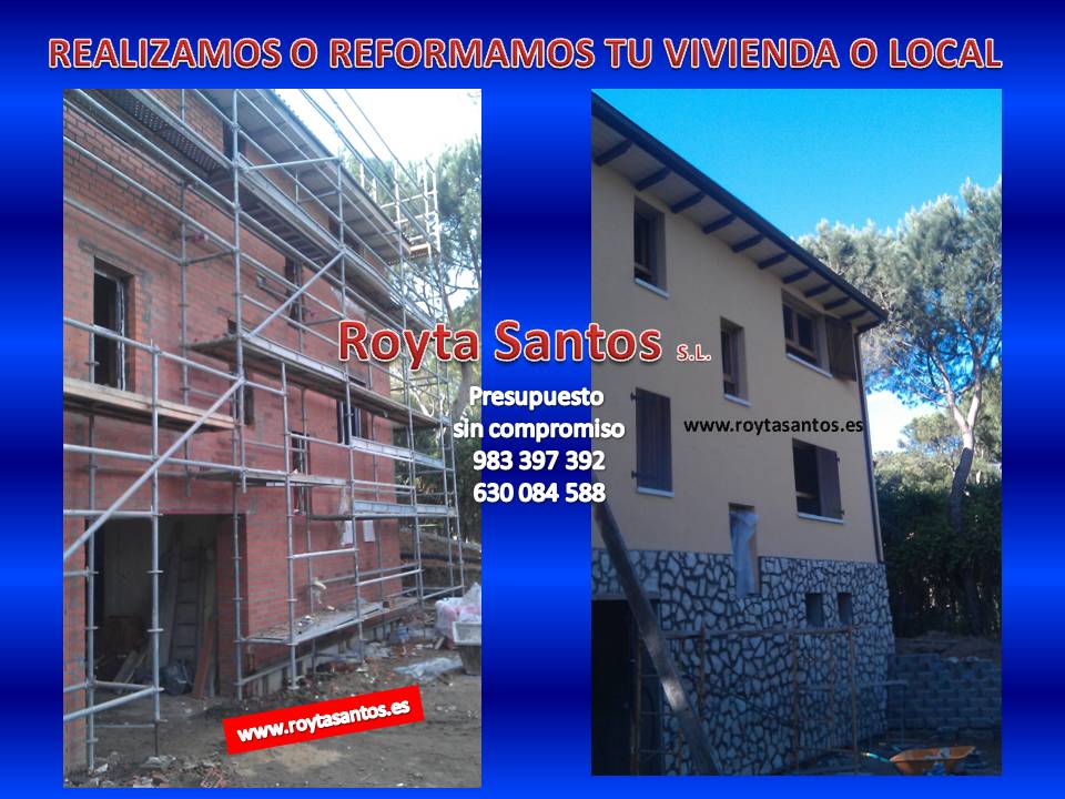 Ampliación de chalet (albañilería y fachada).