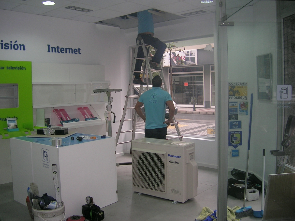Climatización de local comercial