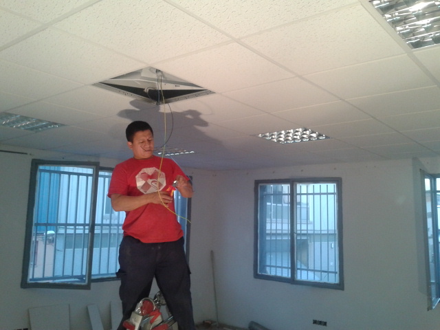 colocación de iluminación