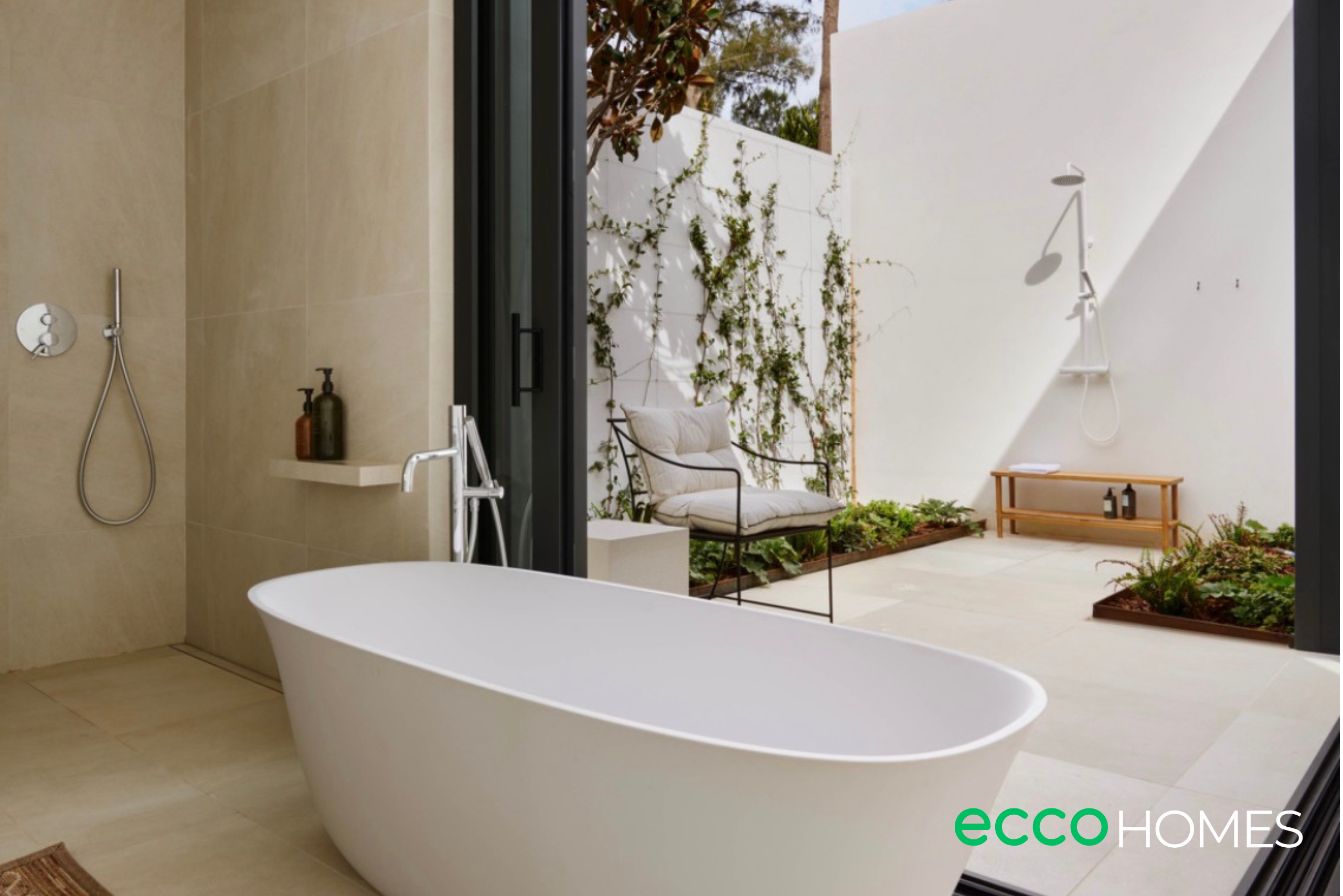 Baño terraza