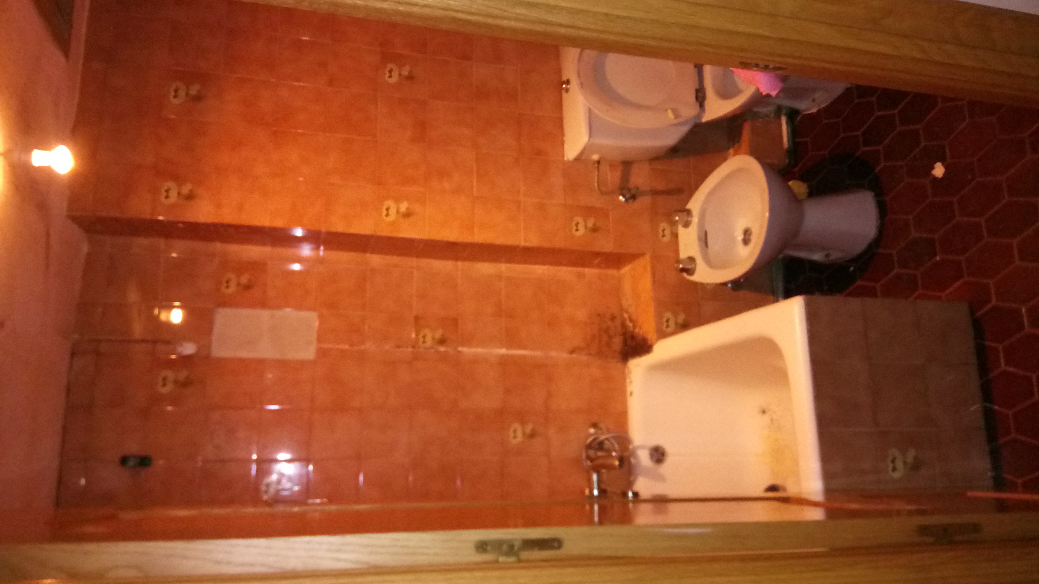 baño pequeño antes de reformar