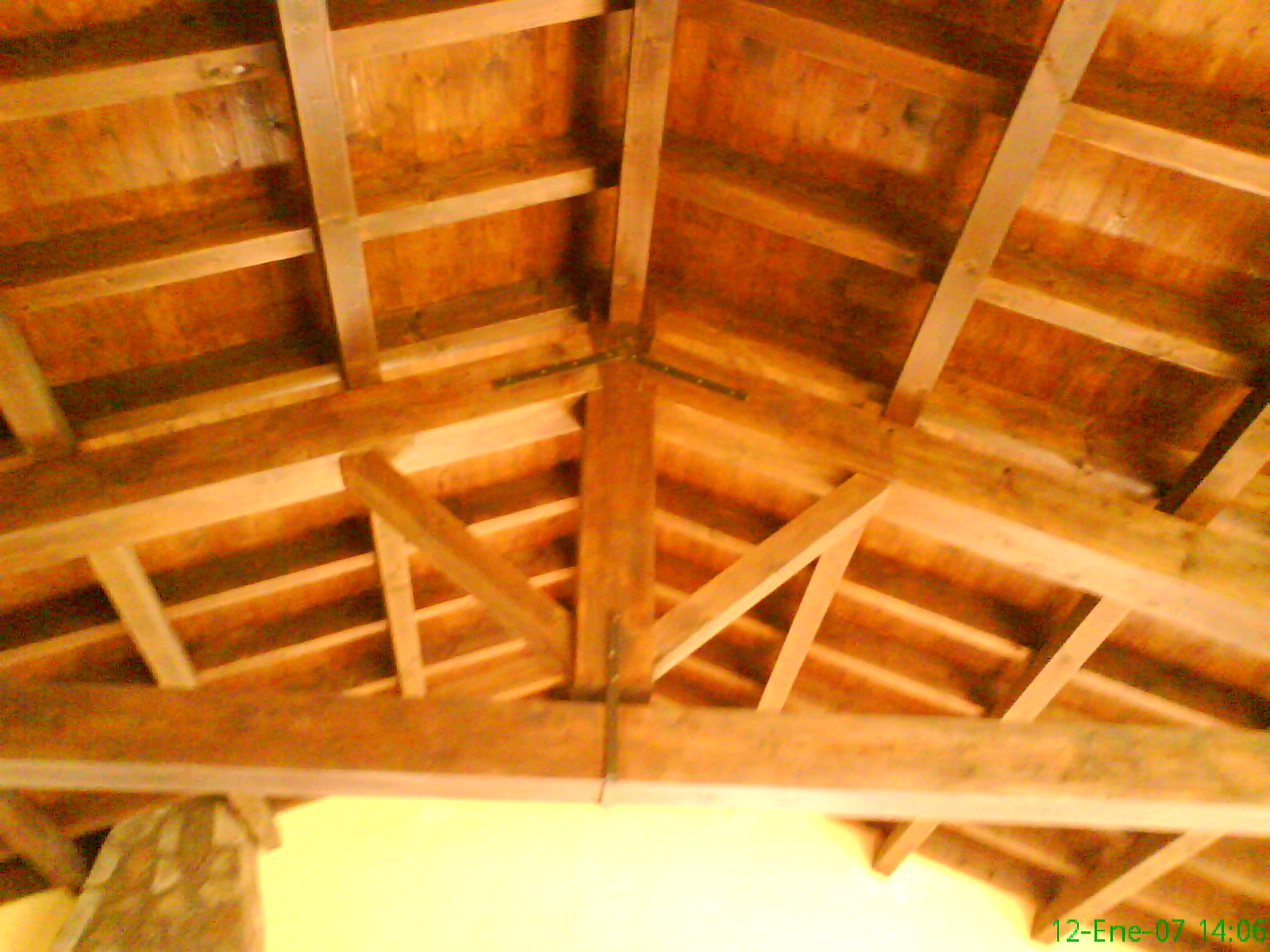 Tejado madera