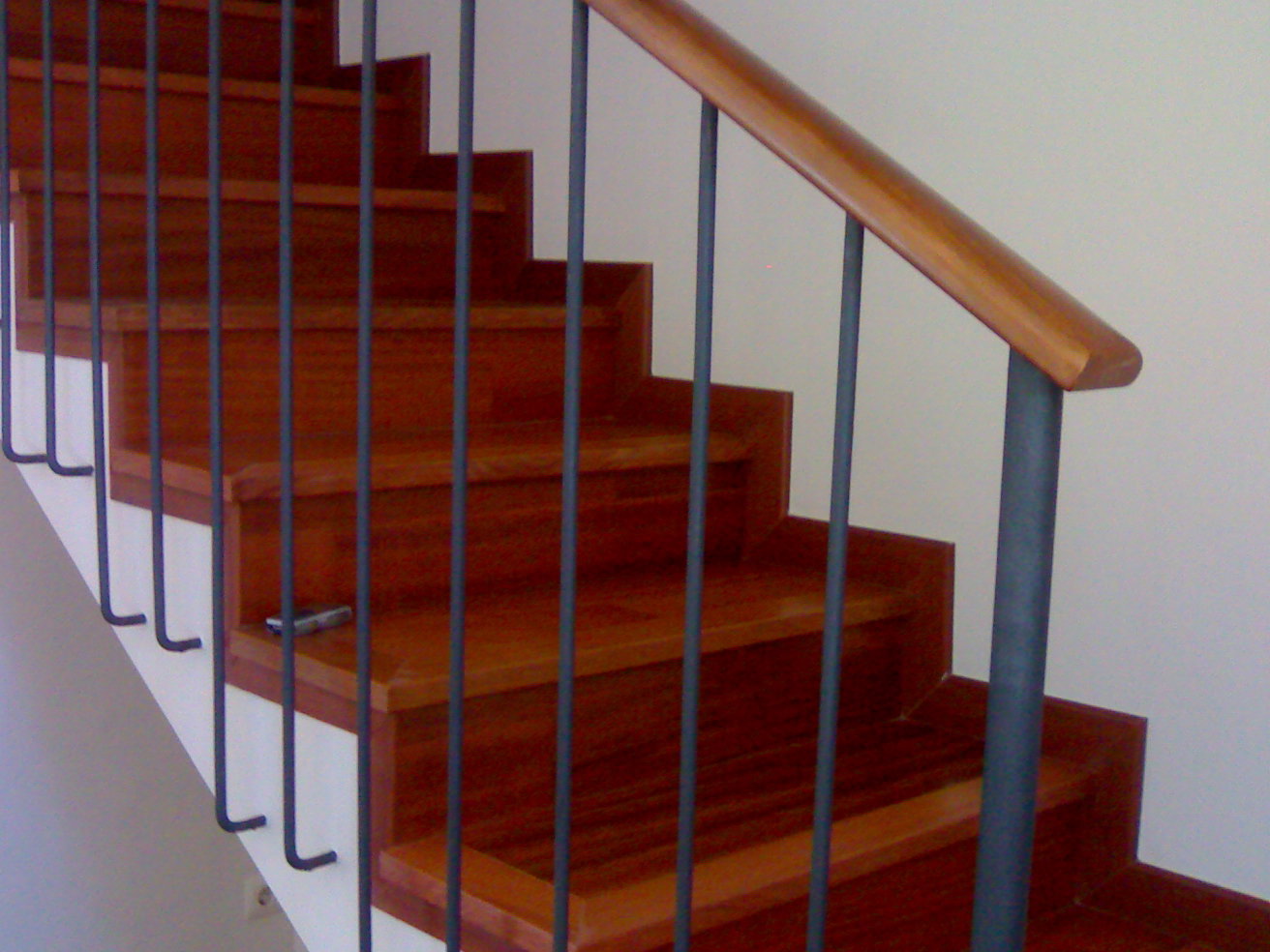 forramiento escalones de parquet