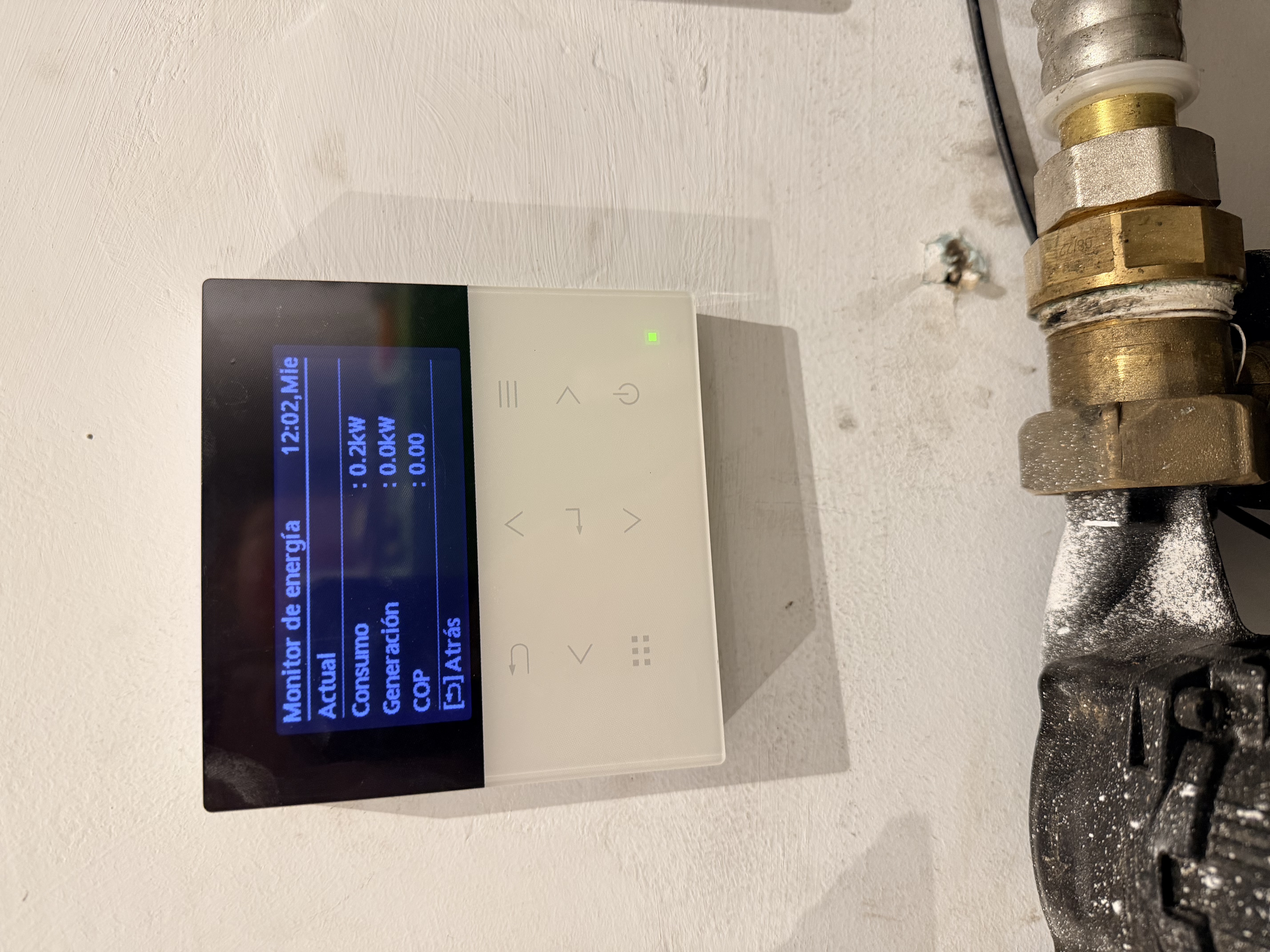 Control de mando aerotermia