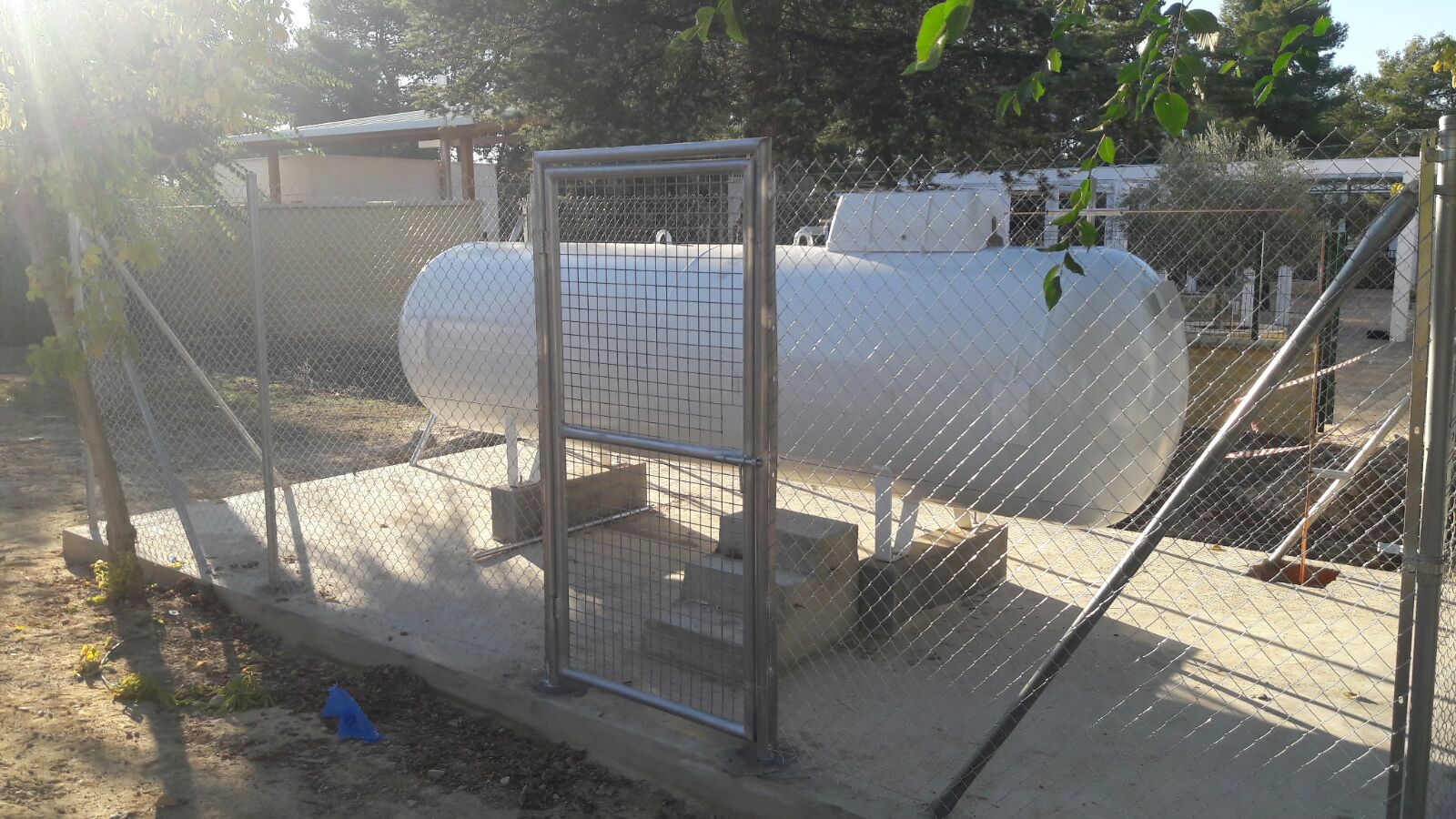 Instalación de almacenamientod e gas Propano