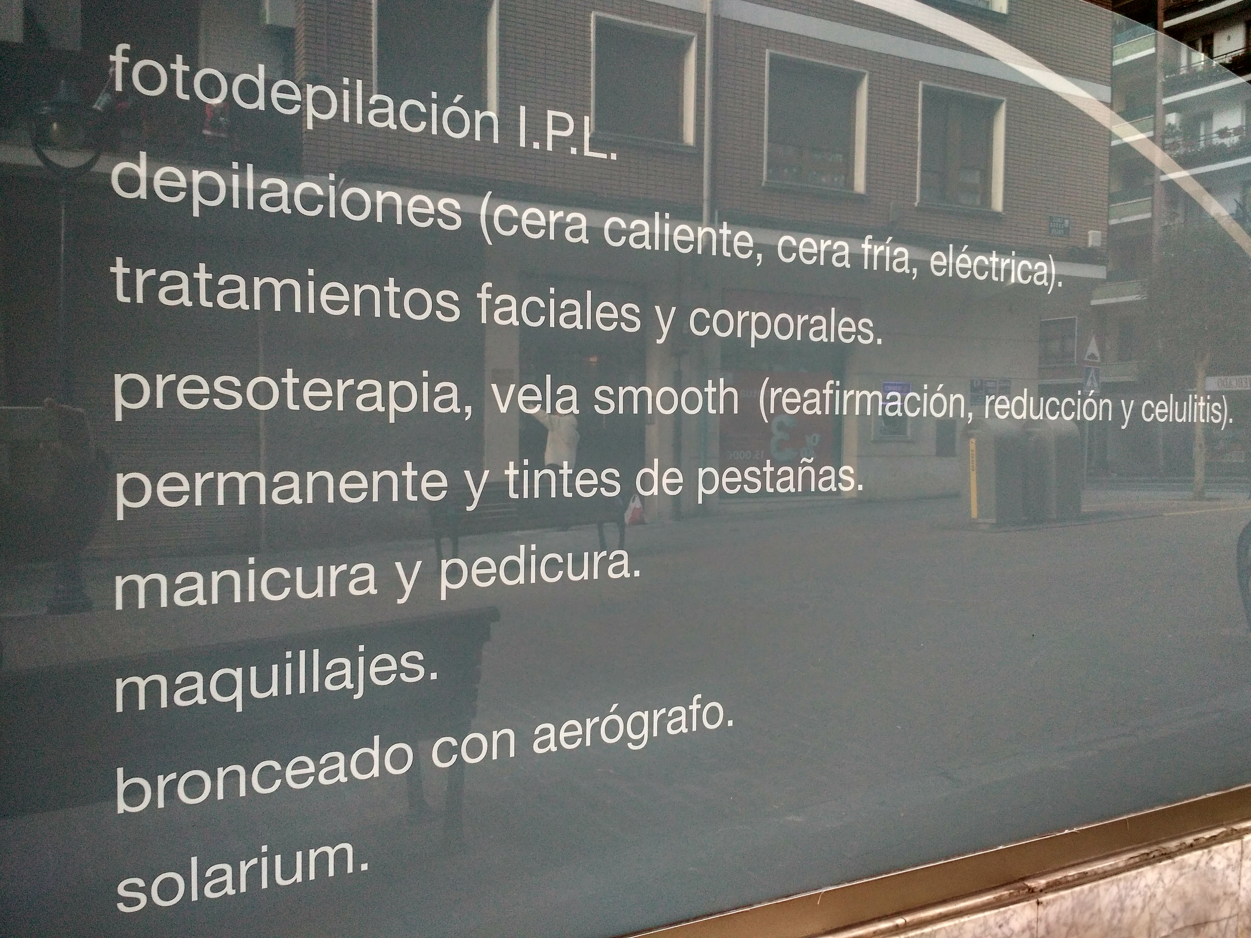 Rotulación escaparate