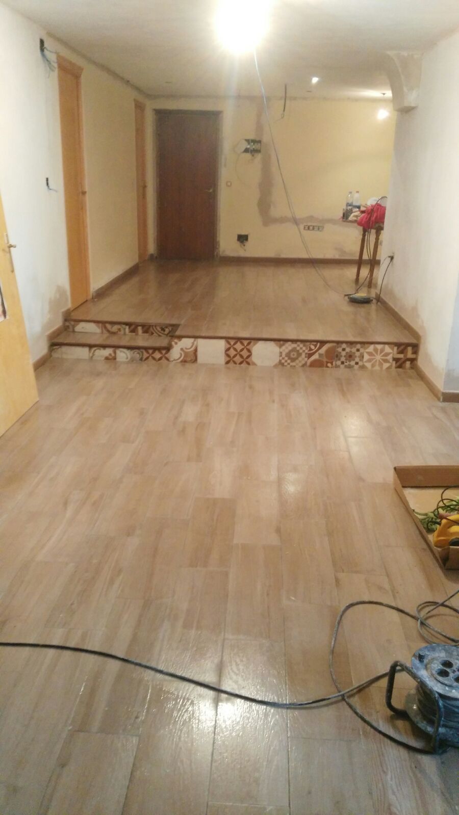 Reforma entera salón + pasillo