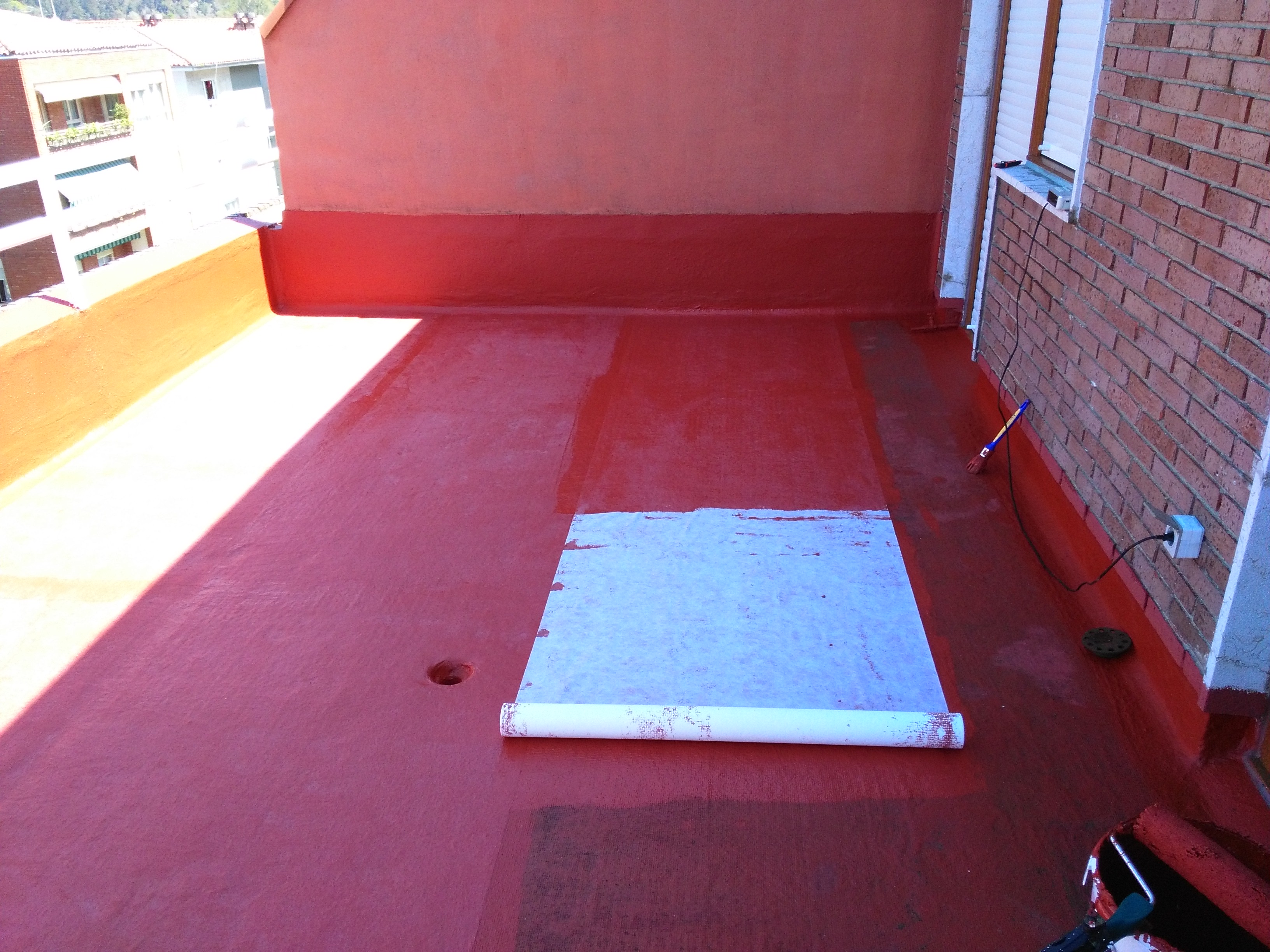 terraza en proceso