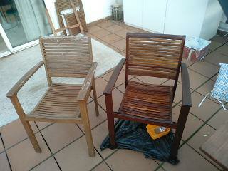 Restauración sillas madera