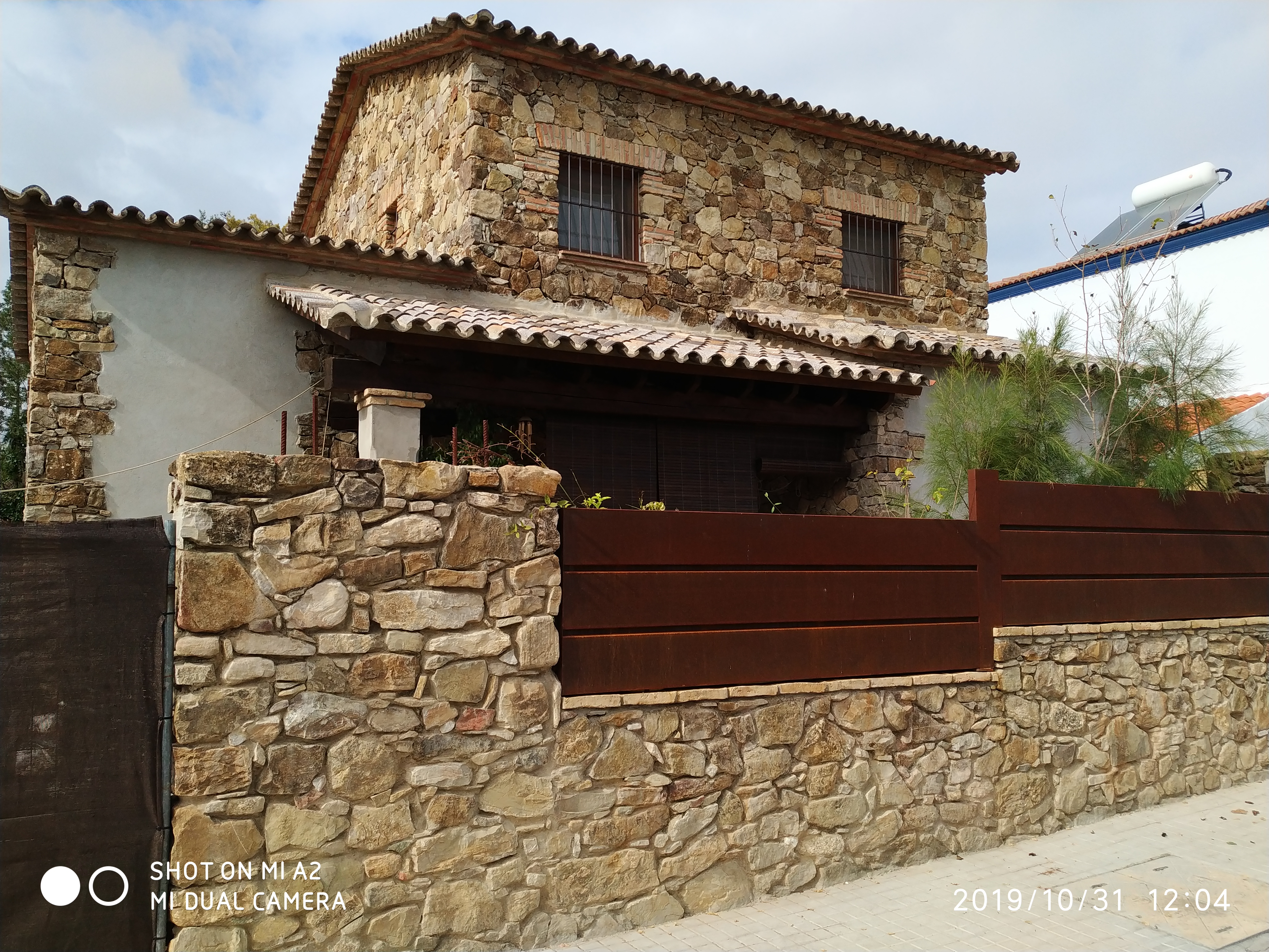 Fachada de piedra