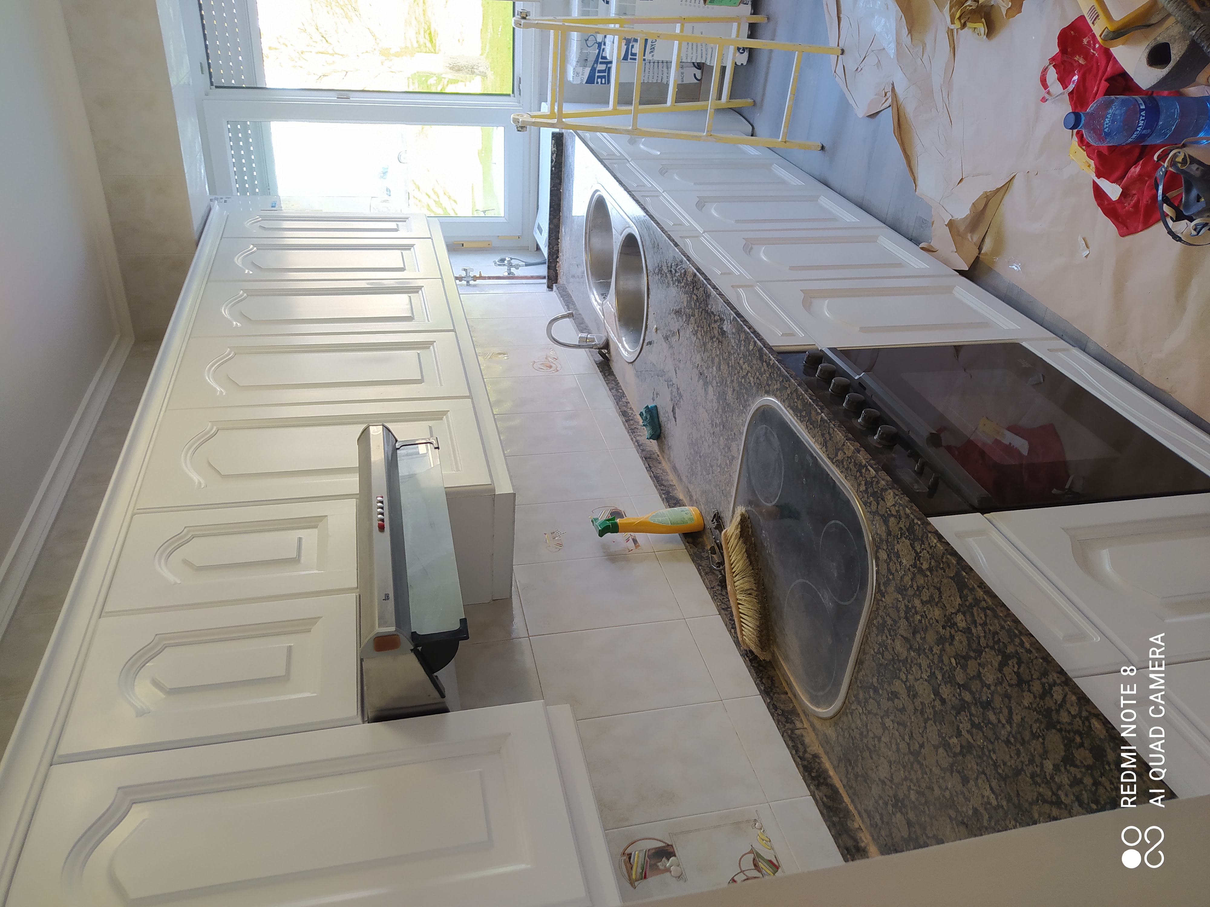 Cambio de color de muebles de cocina
