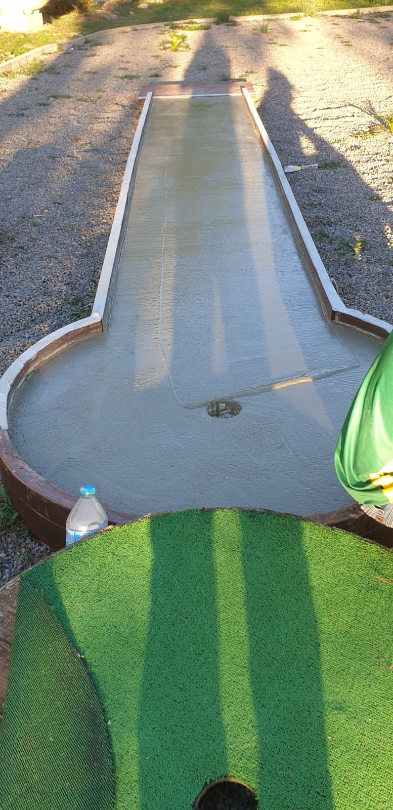 proceso restauracion minigolf