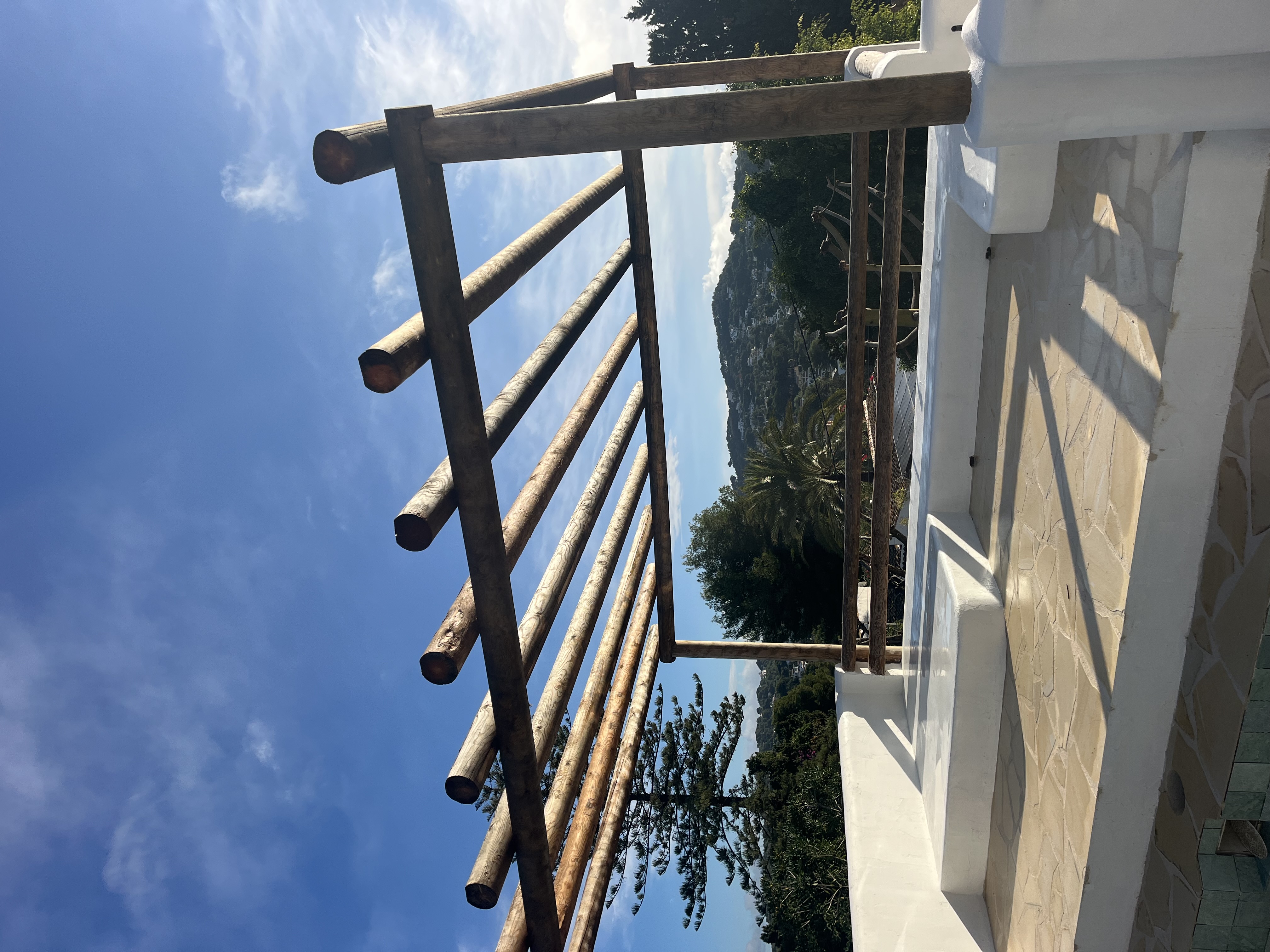 pergola de madera