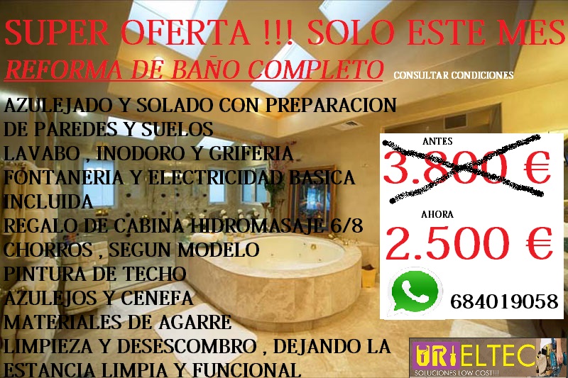 OFERTA INTEGRAL BAÑO