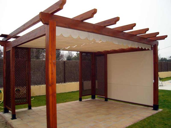 Pérgola de madera