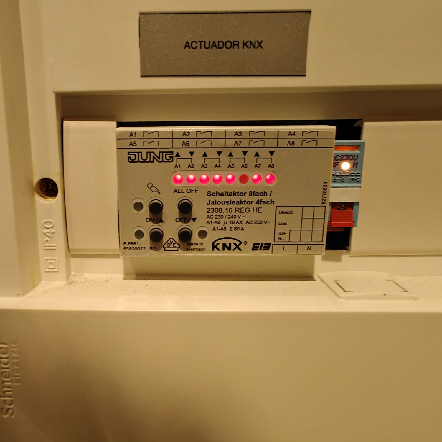 Actuador KNX