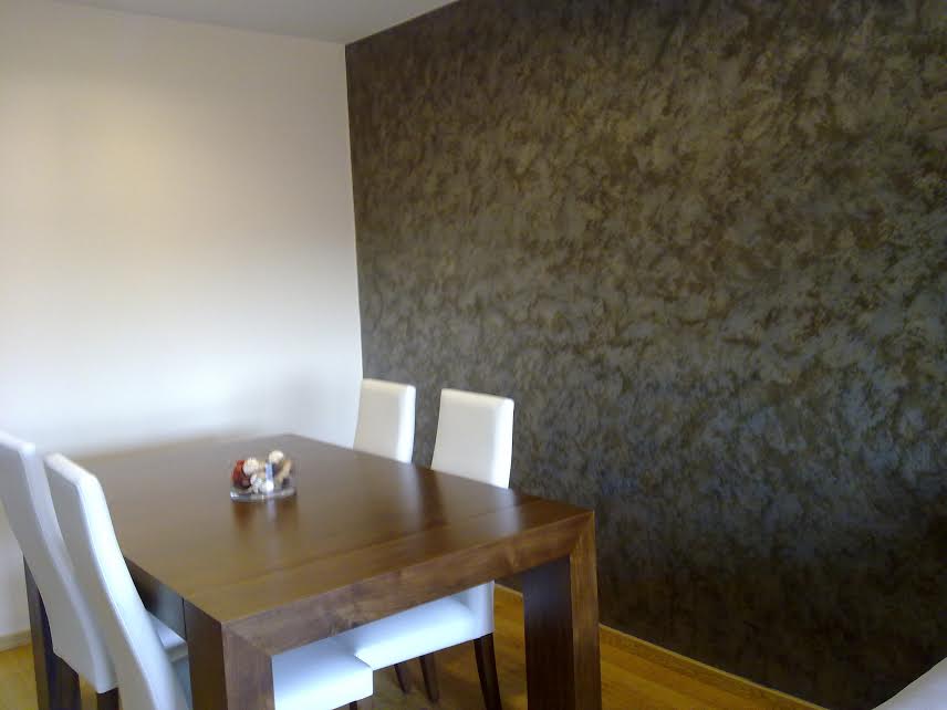Pintura mural decorativa comedor