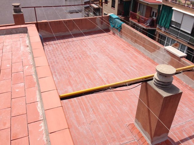 REHABILITACION DE CUBIERTA, HOSPITALET DEL LL.