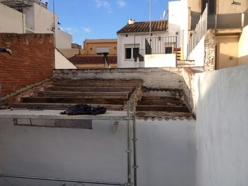 rehabilitación de tejado de un trastero con todo el procedimiento 
