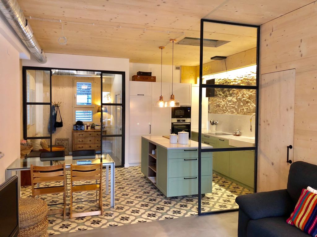 cocina sala de estar