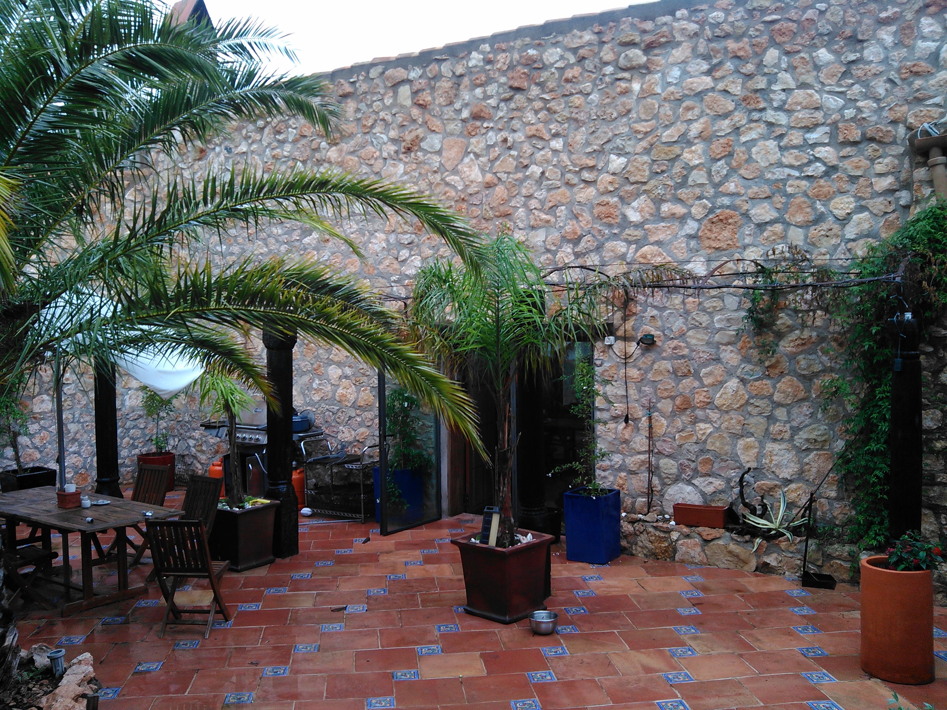 Terraza estilo rústico