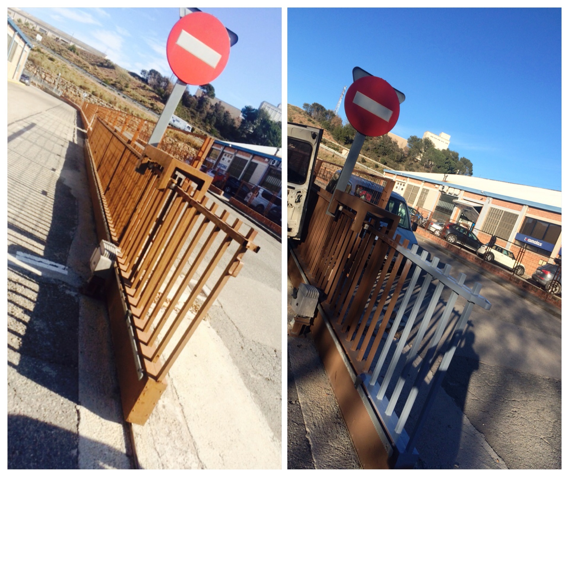 Reparacion y Recolocacion puerta acorredera automatica