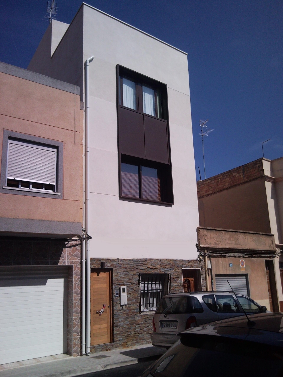 Vivienda unifamiliar entre medianeras