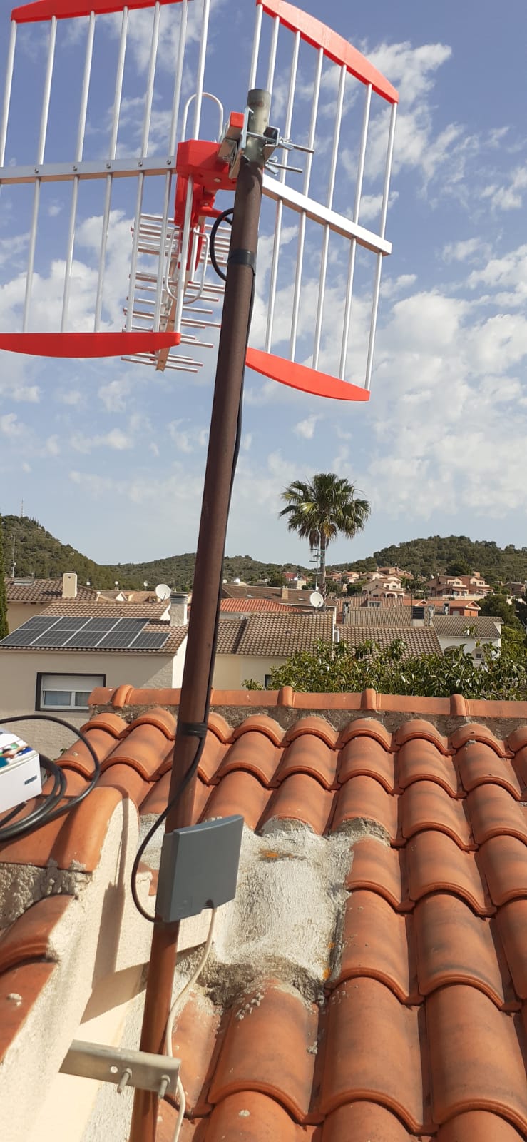 Instalación de antena tdt