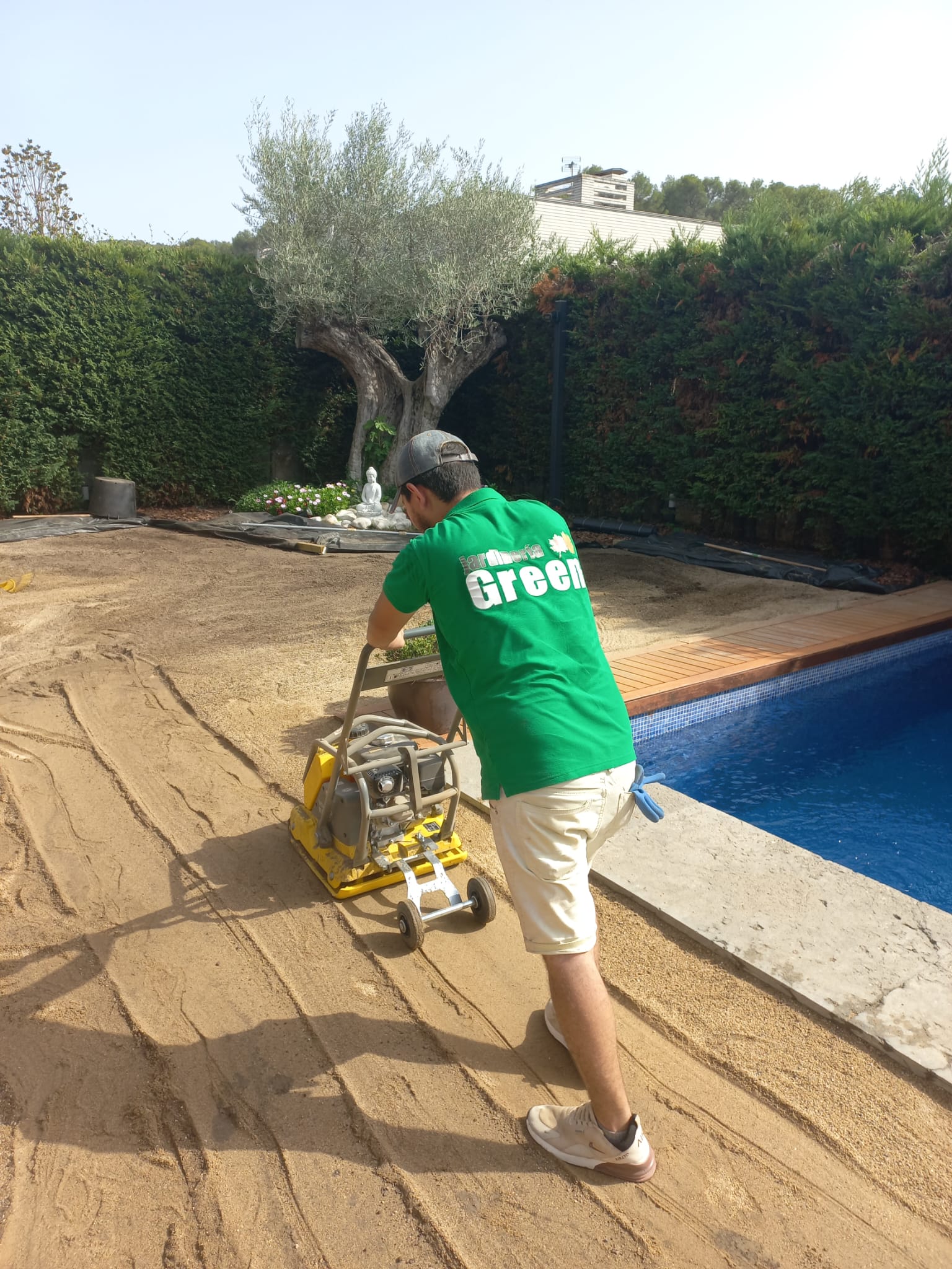 Instalación de césped artificial