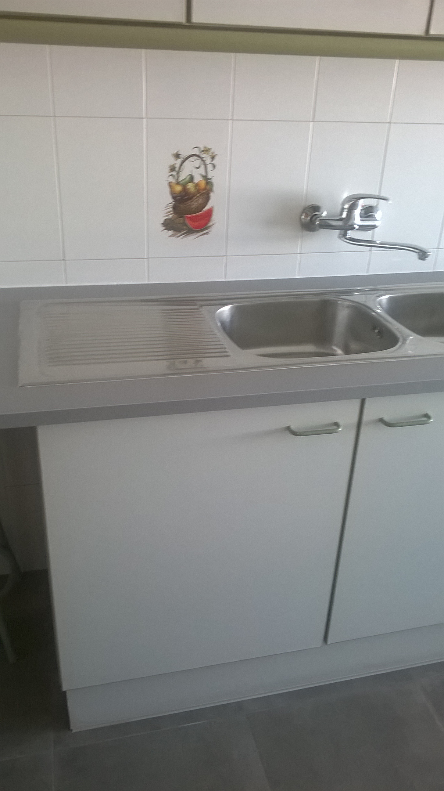 fregadero de una cocina 