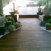 Suelo de madera de terraza exteriorde 50 m2