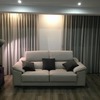 Cambiar sofas y cortinas y decorar salon