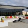 Suministrar toldo para un jardín