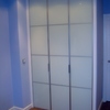 Cerramiento de aluminio con 4 puertas de cristal simple medidas totales 163 cms por 310 cms