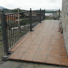 Baranda para porche exterior casa