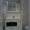 Colocación mueble sobre tabique