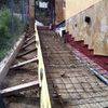 Construcción escalera exterior