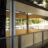 Toldo de plástico transparente