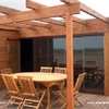 Tabique cristal y madera